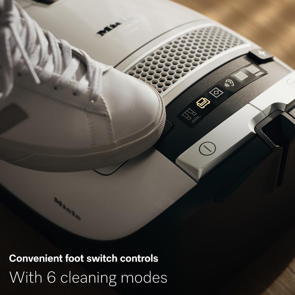 Miele Complete C3 Limited Edition Bagged Canister Vacuum Cleaner with AirClean System, AllTeQ Universal Floorhead, and Parquet Twister Floorbrush, in