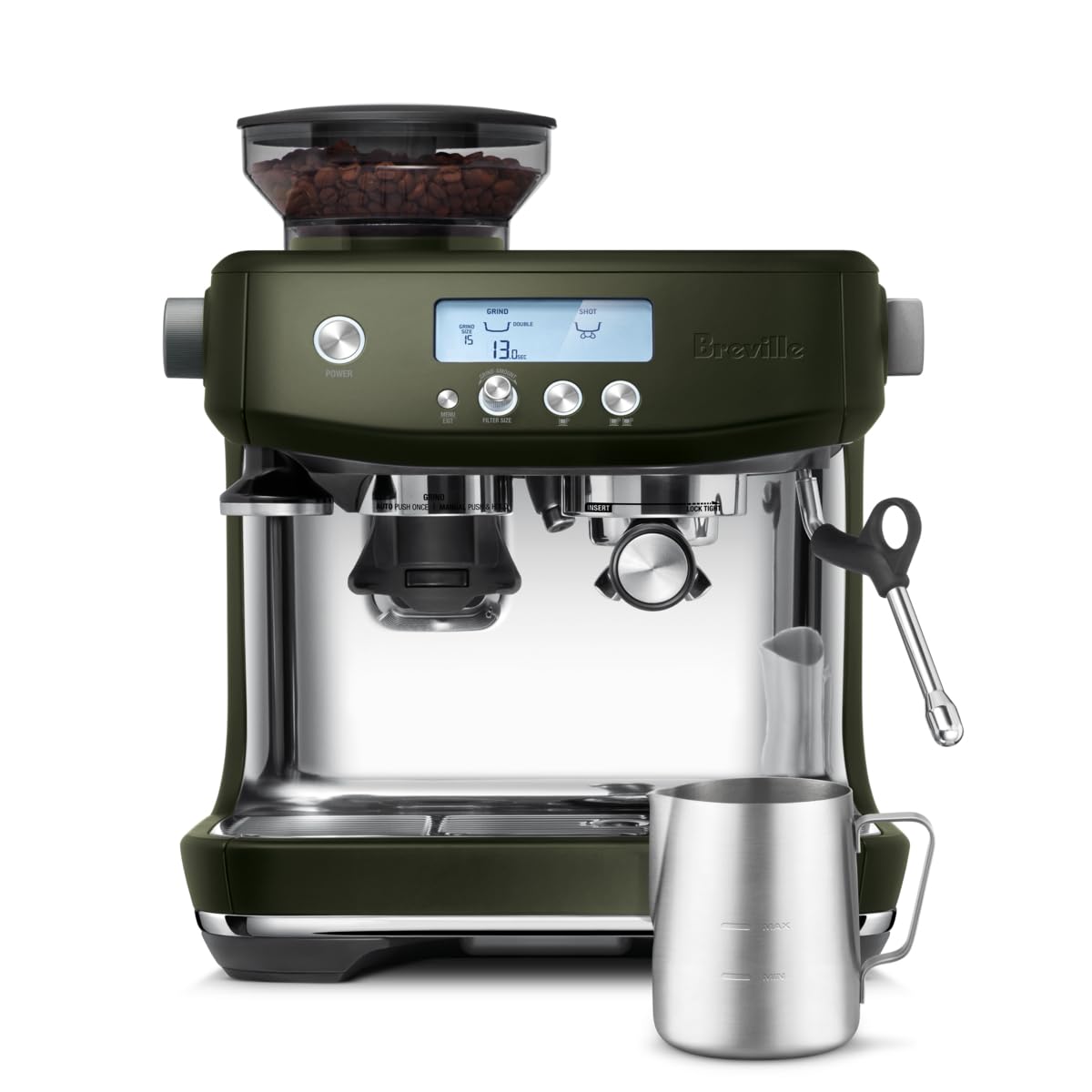 Breville Barista Pro Espresso Machine BES878BSS, Brushed Stainless Steel