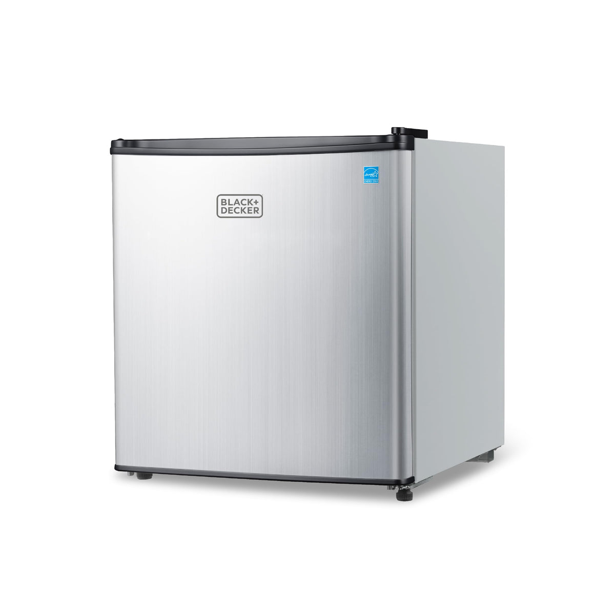 BLACK+DECKER 1.7 Cu. Ft. Compact Refrigerator, ENERGY STAR Certified, Single Door Mini Fridge with Chiller Compartment, Personal Fridge for Home or