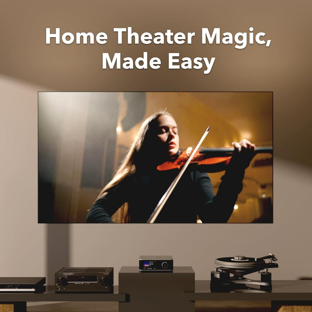 WiiM Ultra Music Streamer & Digital Preamp | 3.5" Touchscreen, Compatible with Google Cast & Alexa, Stream Spotify, Amazon Music, Tidal & More | HDMI