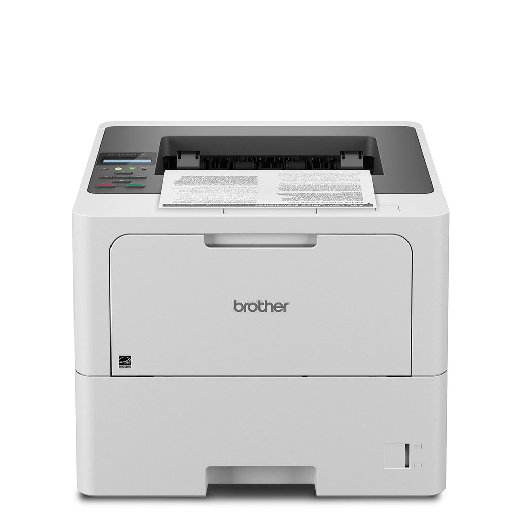 Brother Professional Laser Printer with High-Speed 50 ppm Output, Advanced Security Features, and Wireless Networking for Business, Monochrome