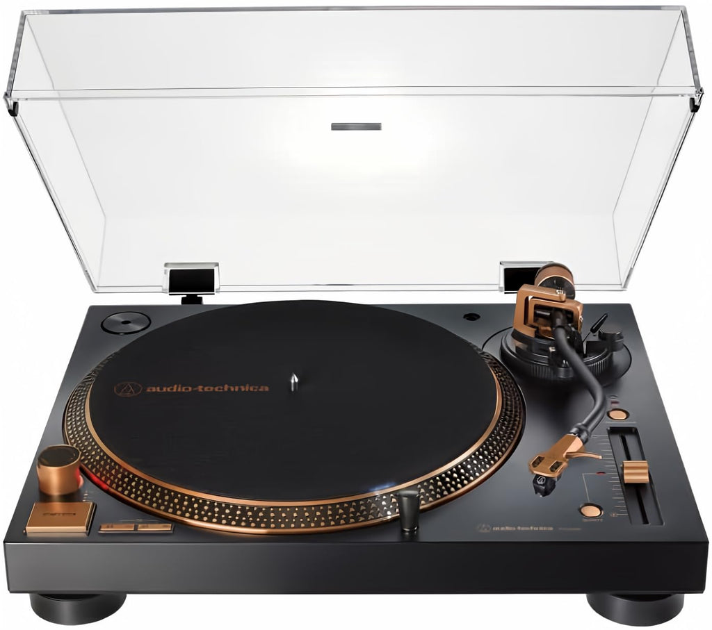Audio-Technica AT-LP120XUSB-BK Direct-Drive Turntable (Analog & USB), Fully Manual, Hi-Fi, 3 Speed, Convert Vinyl to Digital, Anti-Skate and Variable