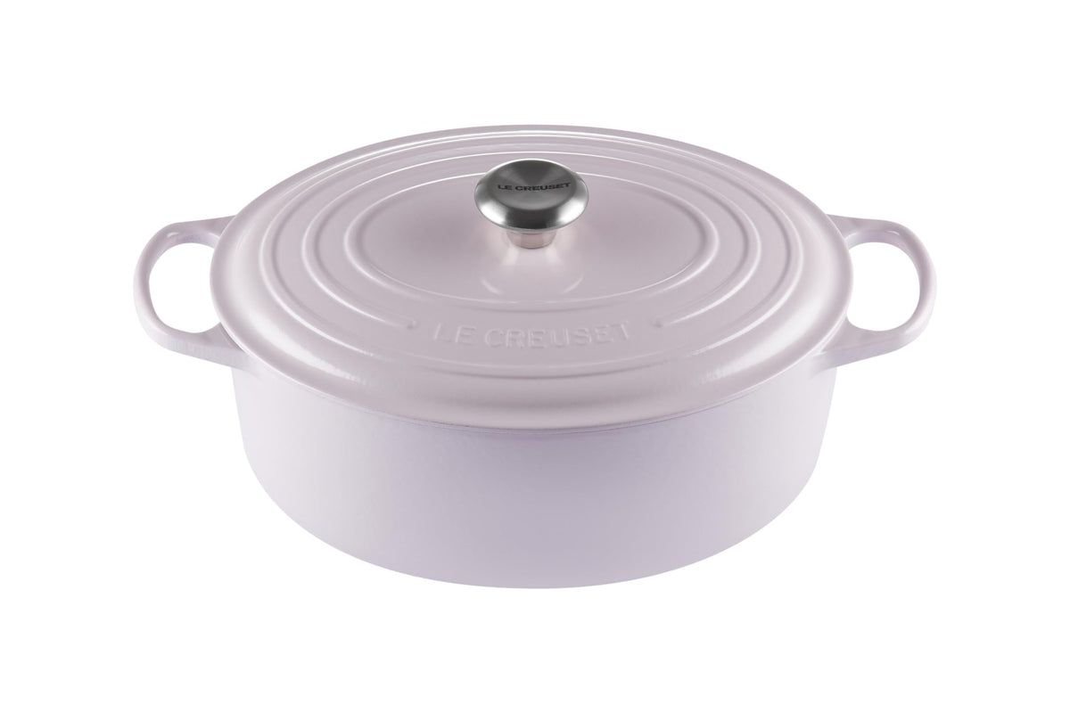 Le Creuset Enameled Cast Iron Signature Oval Dutch Oven, 8 qt., Cerise