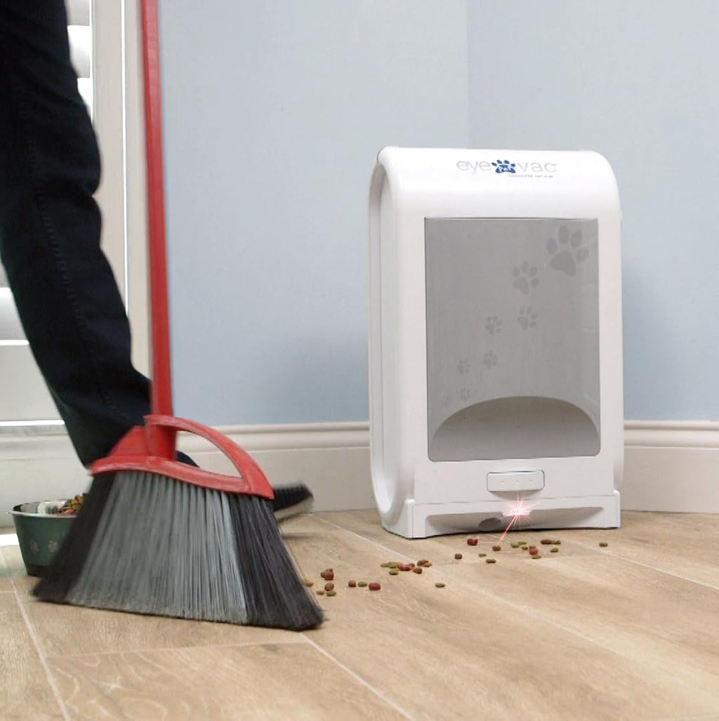 EyeVac Pro Touchless Vacuum Automatic Dustpan - Ultra Fast & Powerful - Great for Sweeping Salon Pet Hair Food Dirt Kitchen, Corded Canister Vacuum