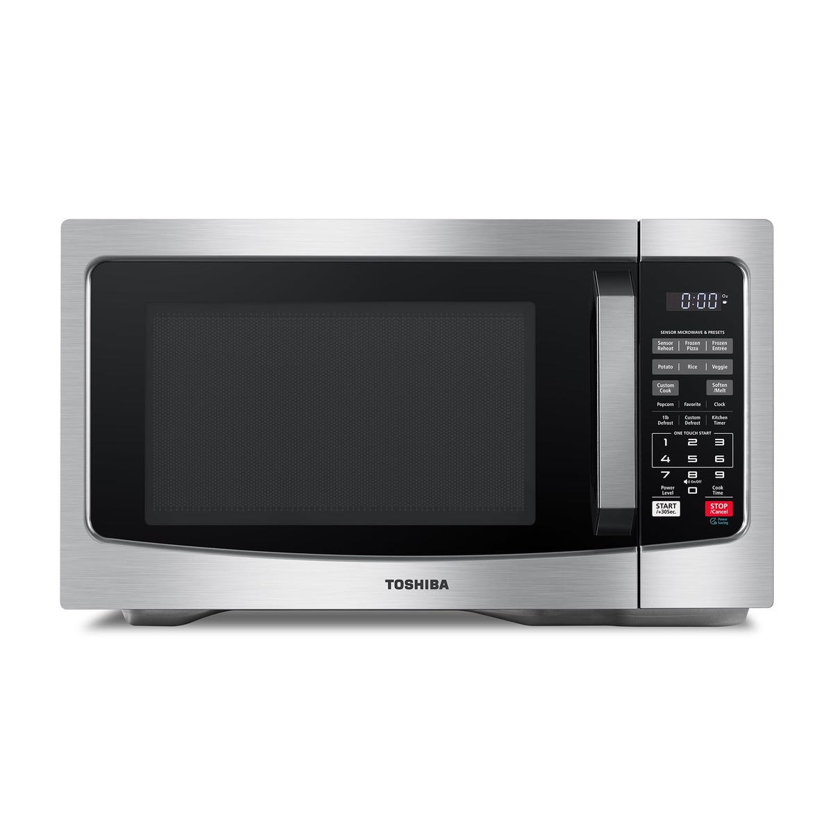 TOSHIBA Air Fryer Combo 8-in-1 Countertop Microwave Oven, with Convection, Broil, Odor Removal Mode, 12.4" Position Memory Turntable, Child-Lock, 1.0