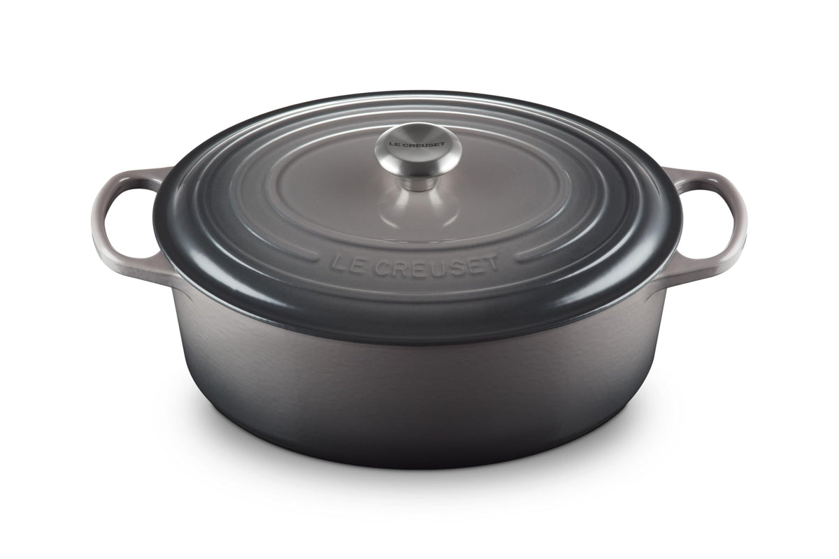 Le Creuset Enameled Cast Iron Signature Oval Dutch Oven, 8 qt., Cerise