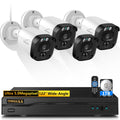 OOSSXX 5MP Definition Full HD Wired Security Camera System Outdoor AHD Dome Bullet Home Video Surveillance Cameras CCTV Camera Security System