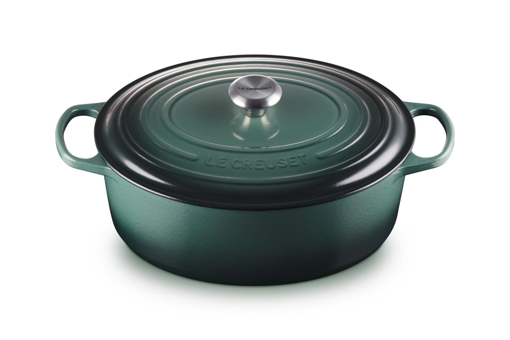 Le Creuset Enameled Cast Iron Signature Oval Dutch Oven, 8 qt., Cerise