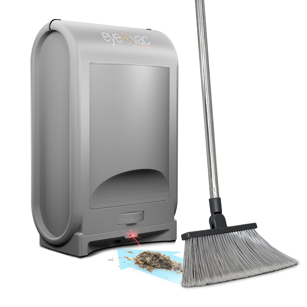 EyeVac Pro Touchless Vacuum Automatic Dustpan - Ultra Fast & Powerful - Great for Sweeping Salon Pet Hair Food Dirt Kitchen, Corded Canister Vacuum