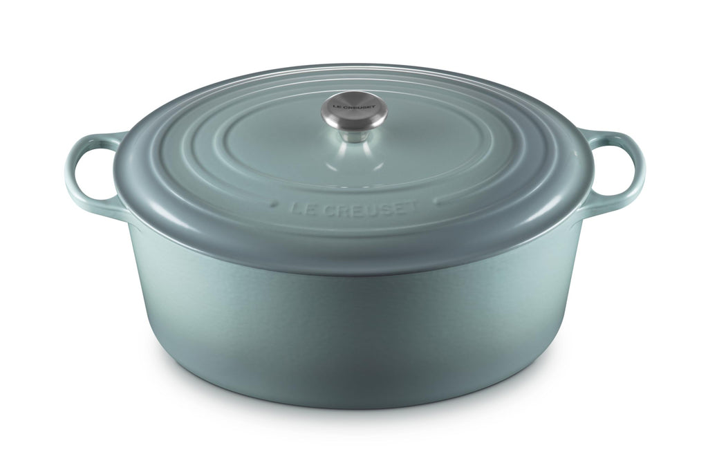 Le Creuset Enameled Cast Iron Signature Oval Dutch Oven, 8 qt., Cerise