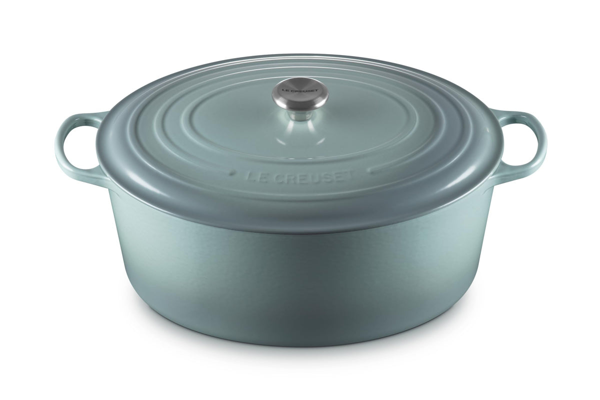 Le Creuset Enameled Cast Iron Signature Oval Dutch Oven, 8 qt., Cerise