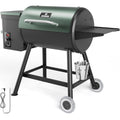 Pellet Smoker Grill Combo, 456 SQ.IN Cooking Area with PID Temperature Control (180-450F) Electric BBQ Meat Grills & Smokers, Patio Backyard for