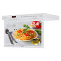 SYLVOX 15.6" Under Cabinet Smart TV C 360 Rotation, 90 Flip-Down Screen, Wireless Connectivity, Space-Saving Design for Kitchen, Bedroom, or RV.