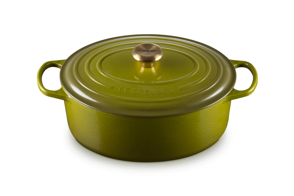Le Creuset Enameled Cast Iron Signature Oval Dutch Oven, 8 qt., Cerise