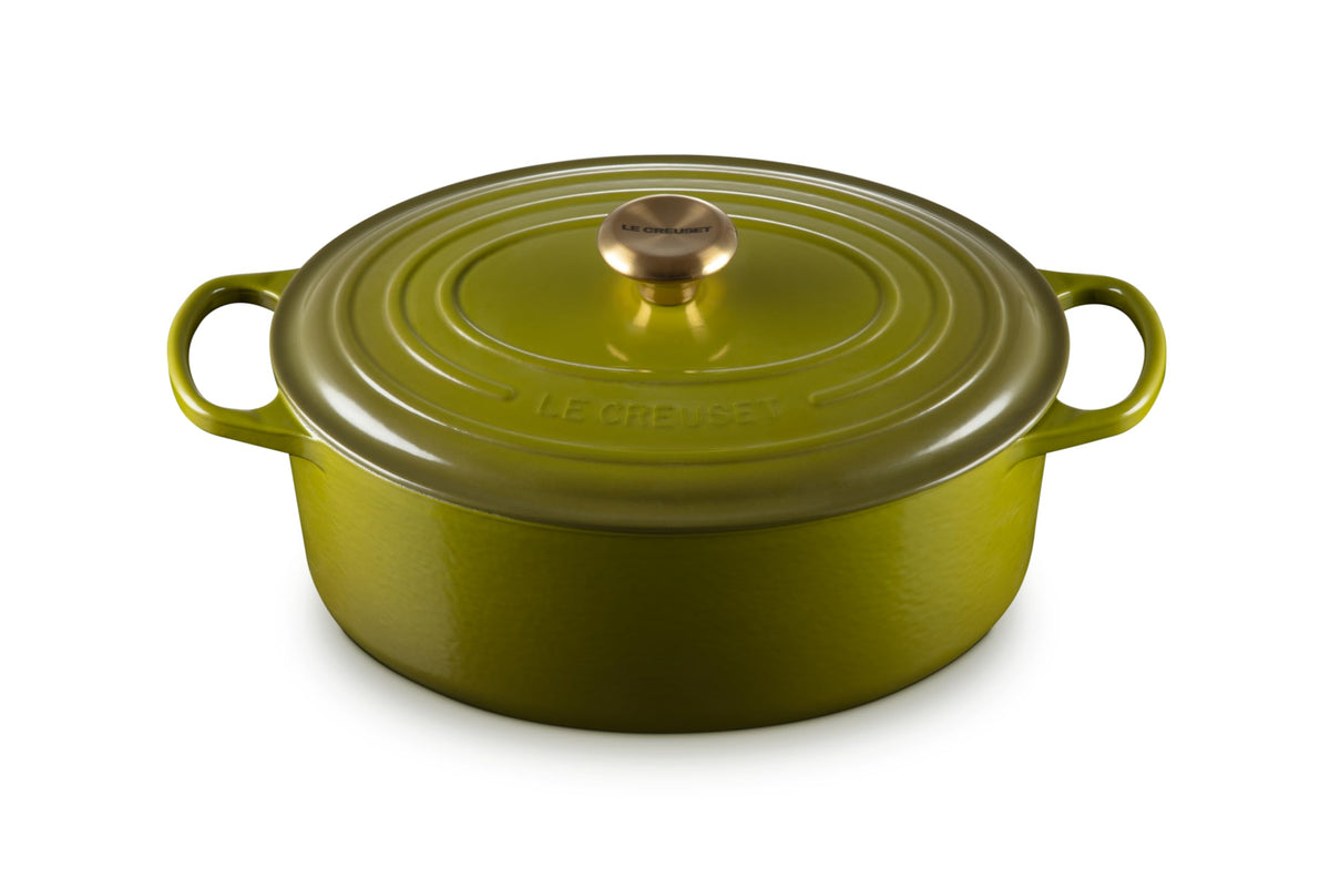 Le Creuset Enameled Cast Iron Signature Oval Dutch Oven, 8 qt., Cerise