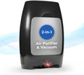 EyeVac Air 2-in-1 HEPA Air Purifier & Touchless Vacuum Automatic Dustpan - Ultra Fast & Powerful - Covers 600 Sq ft - Corded Canister Vacuum, Bagless