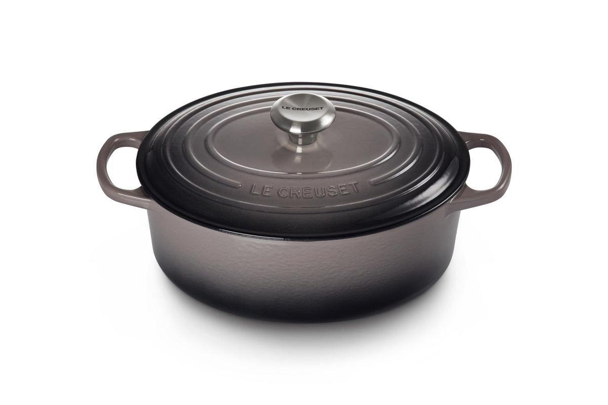 Le Creuset Enameled Cast Iron Signature Oval Dutch Oven, 8 qt., Cerise
