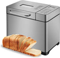 Stainless Steel Bread Maker, Fully Automatic Bread Maker with Automatic nut Dispenser, 17 Program Settings