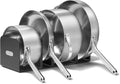 Caraway Stainless Steel Cookware Set C 12 Piece 5-Ply Stainless Steel Pots and Pans Set - Includes Fry, Sauce, Saut Pan, Dutch Oven, and Space