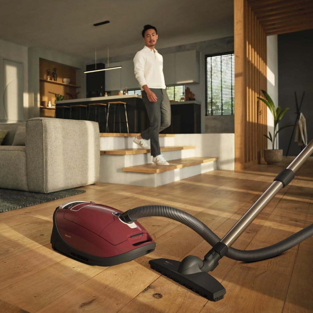 Miele Complete C3 Limited Edition Bagged Canister Vacuum Cleaner with AirClean System, AllTeQ Universal Floorhead, and Parquet Twister Floorbrush, in