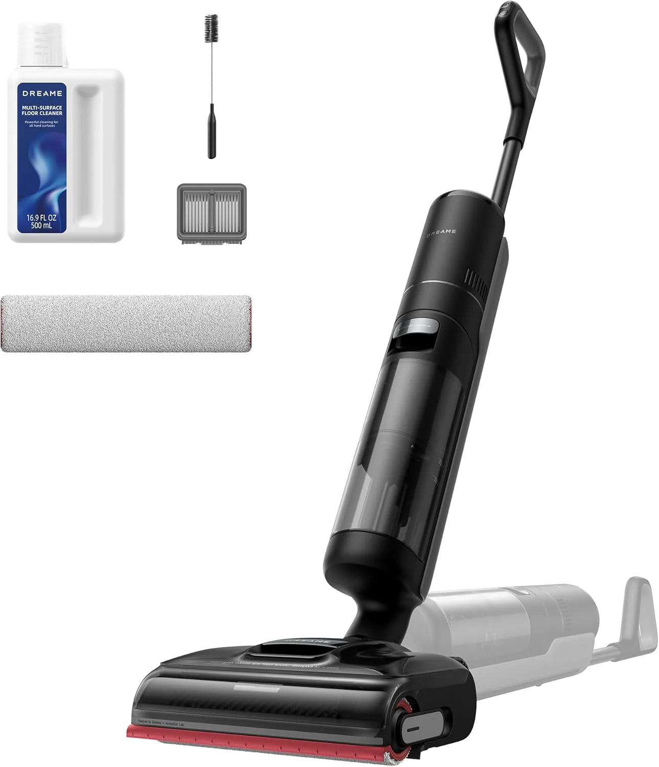 DREAME H15 Pro FoamWash nat- en droogfzuiger, gerichte FoamWash, slimme concentratie schoonmaakmiddel, AI-robotarm 2.0, TangleCut 2.0, slimme borstelwas op 100 °C, slim drogen(H15s)