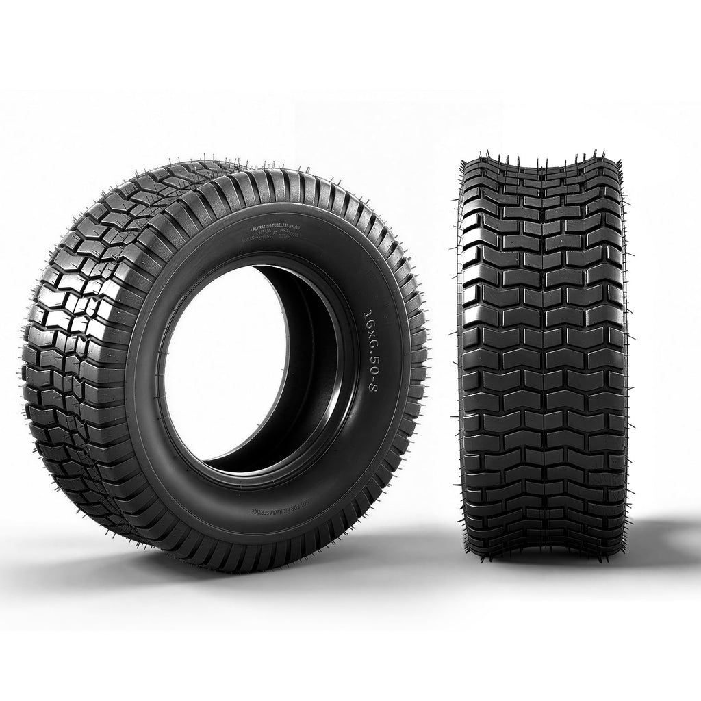 20x8.00-8 Lawn Mower Tire, 4 Ply,Tubeless, 2 Pack