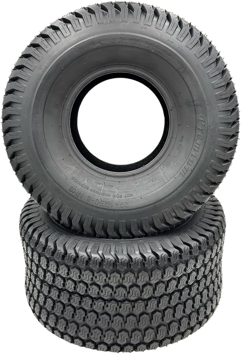 Set of 2-20x10.5-8 4Ply Super Turf Tire