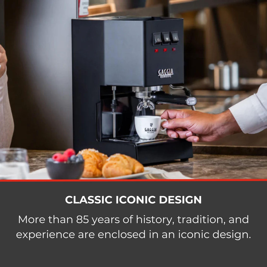 Gaggia RI9380/46 E24 Espresso Machine, Brushed Stainless Steel