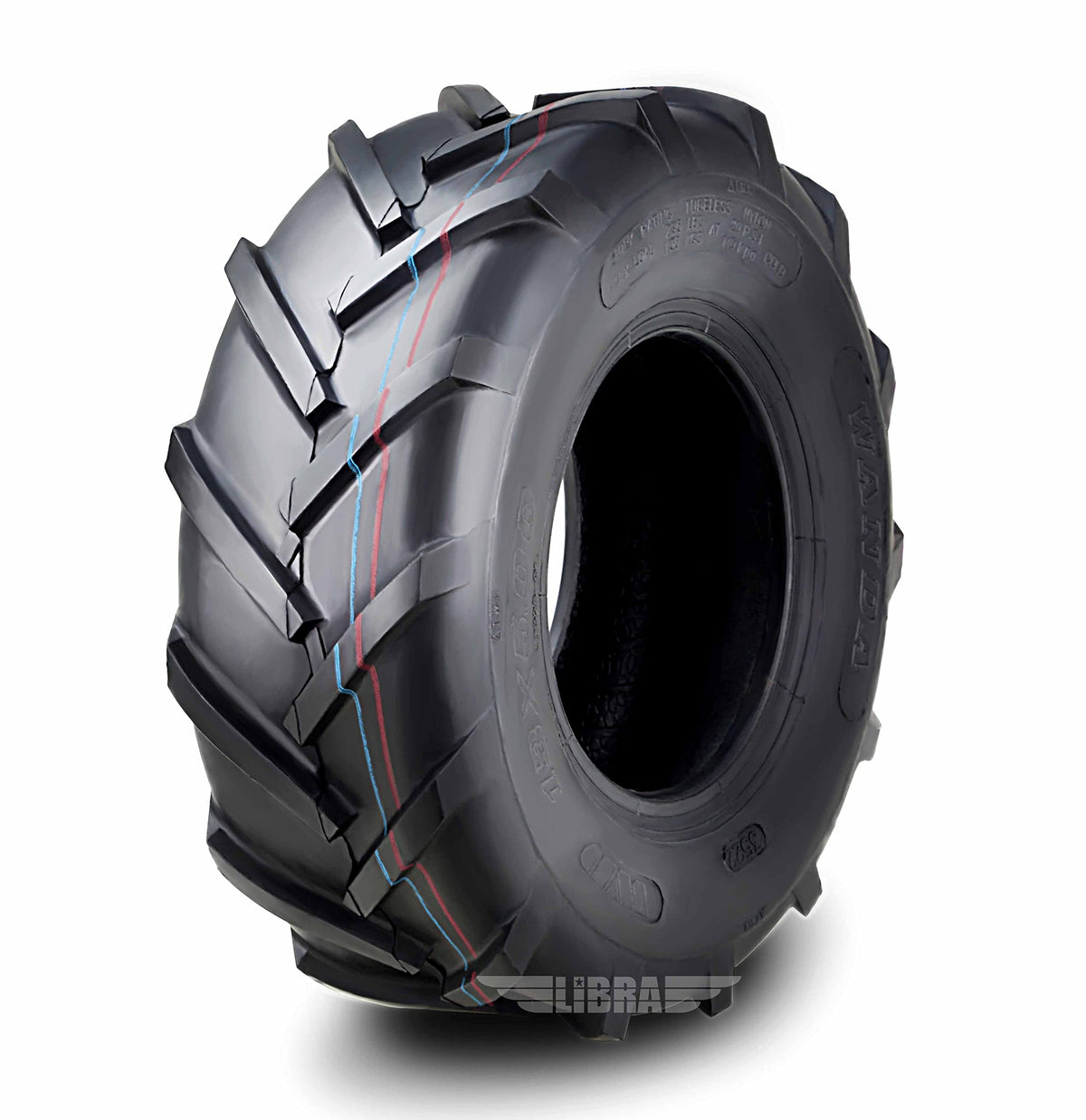 WANDA 4PC Lawn Mower Turf Tires 15x6-6 Front & 20x10-8 Rear 4PR-13016/13040