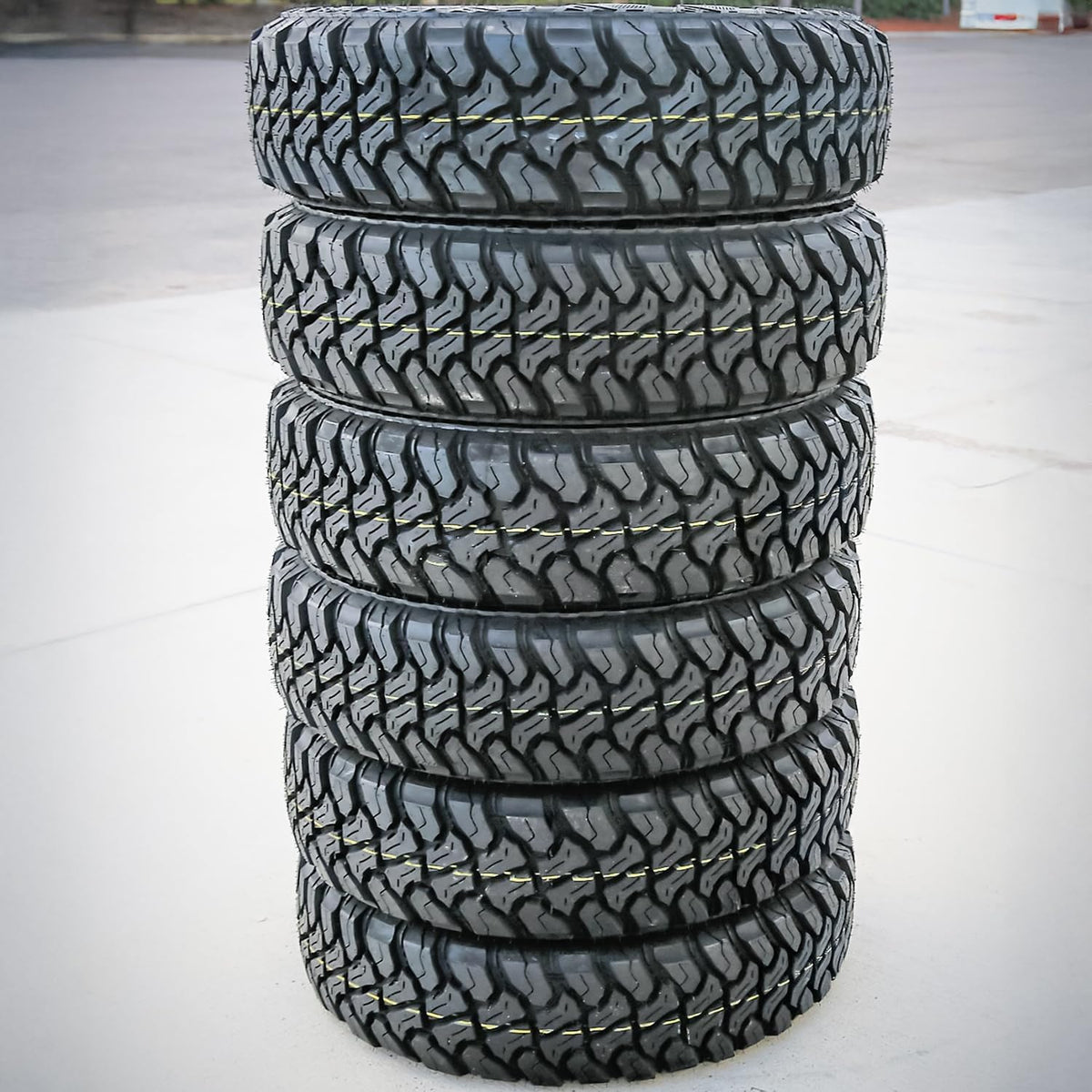 6 x Accelera M/T-01 LT235/85R16 120/116Q Mud Terrain E (10 Ply) Tires