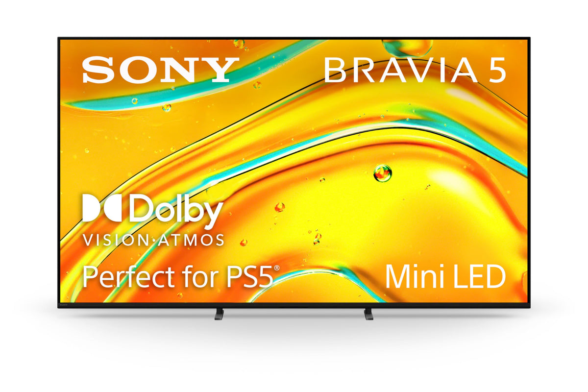Sony BRAVIA 5 65 Inch TV, Mini LED, 4K Smart Google TV, XR Processor with AI Technology,120hz Television with Dolby Vision/Atmos, Exclusive Features