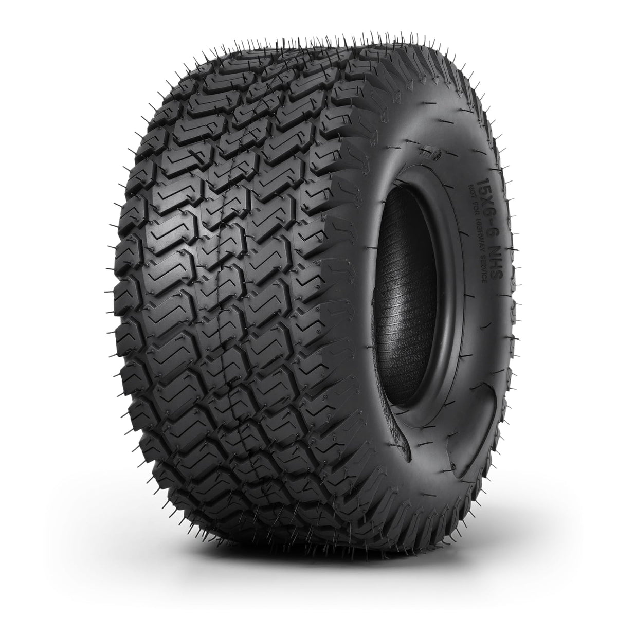 TRIPOWER 24x9.50-12 Lawn Mower Tire, 1 Pack Single Replacement Tire, 4PR Tubeless Turf Tire for Riding Mowers and Garden Tractors, Tire Only, Rim Not Included