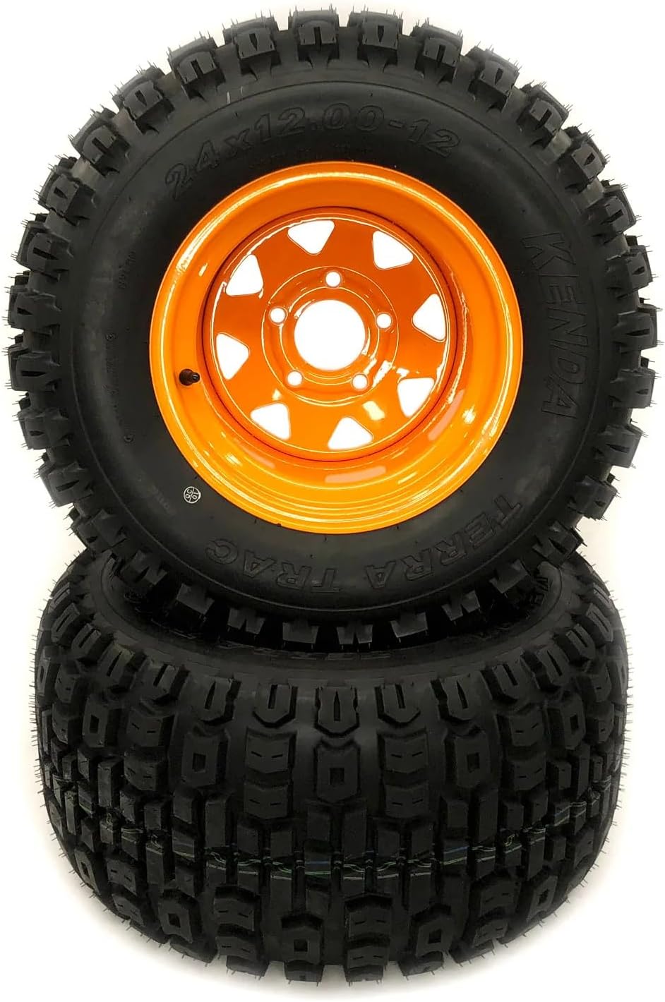 (2) All Terrain Tire Assemblies 24x12.00-12 Fits Scag Cheetah 61" 72" 484024