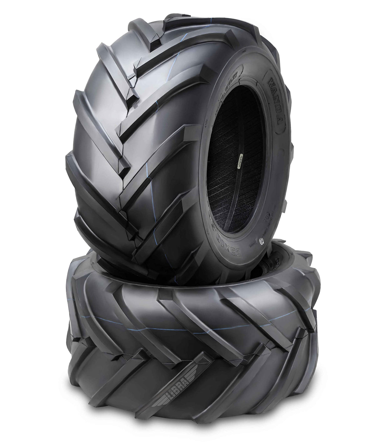 WANDA 4PC 15X6-6 & 20X10-8 Lawn Mower Tractor Tires Super Lug -13078/13071