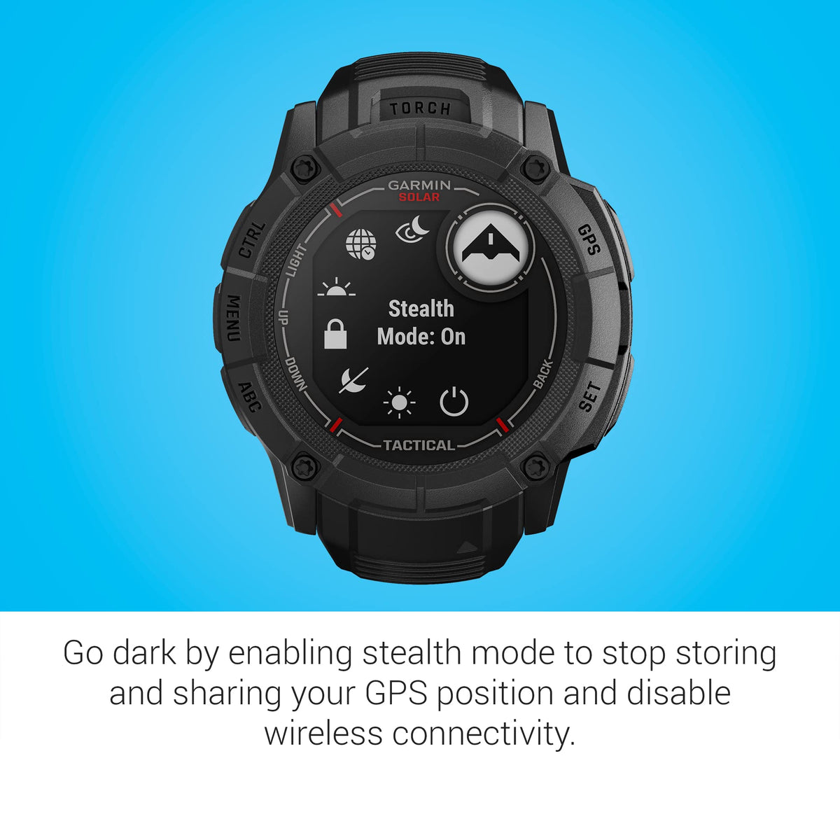 Garmin Instinct 2X Solar - Tactical Edition, Rugged GPS Smartwatch, Built-in Flashlight, Ballistics Calculator, Solar Charging Capability, Coyote Tan