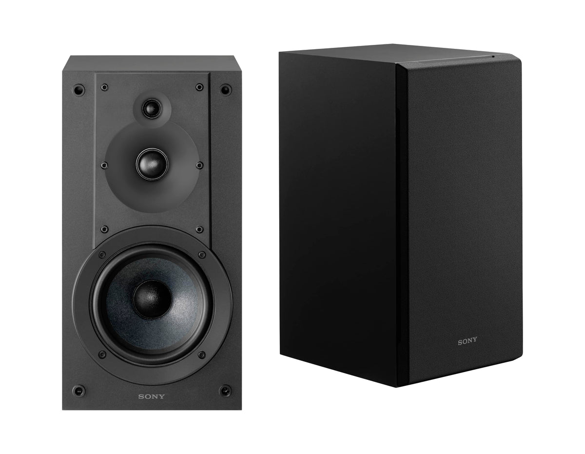 Sony CS Speakers, SS-CS5M2 3-Way 3-Driver Hi-res Bookshelf Speakers (Pair), 2025 Model