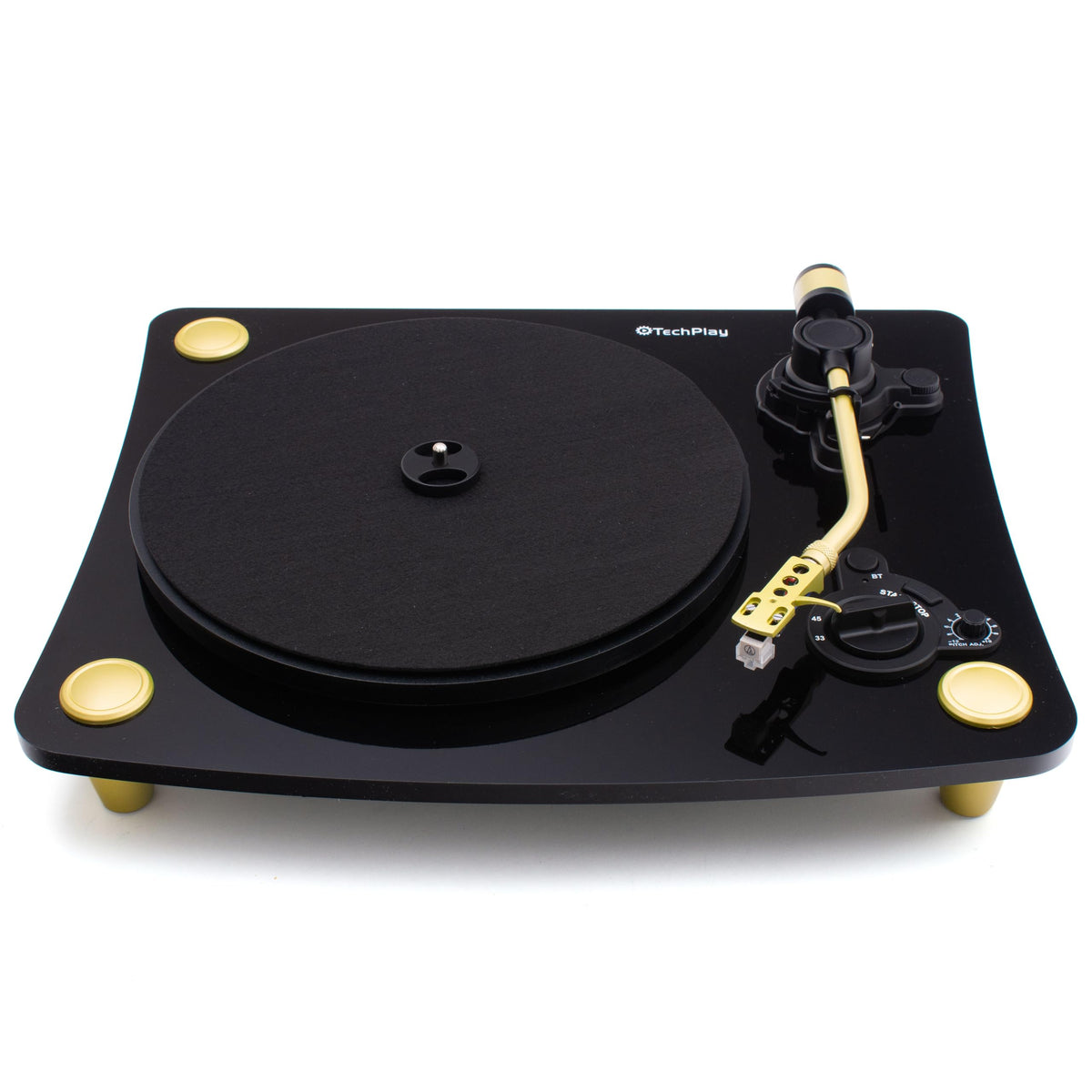 TechPlay Ghost, 2 Speed Belt Driven Turntable with Bluetooth Broadcast. Connects to Your Bluetooth Speakers wirelessly.