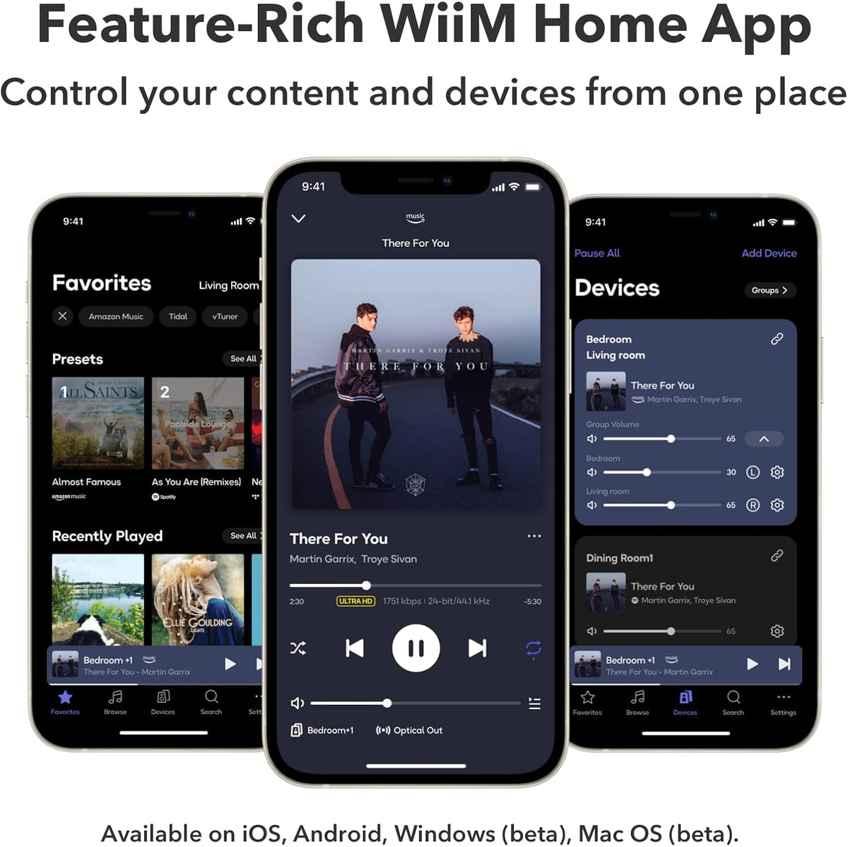 WiiM Ultra Music Streamer & Digital Preamp | 3.5" Touchscreen, Compatible with Google Cast & Alexa, Stream Spotify, Amazon Music, Tidal & More | HDMI