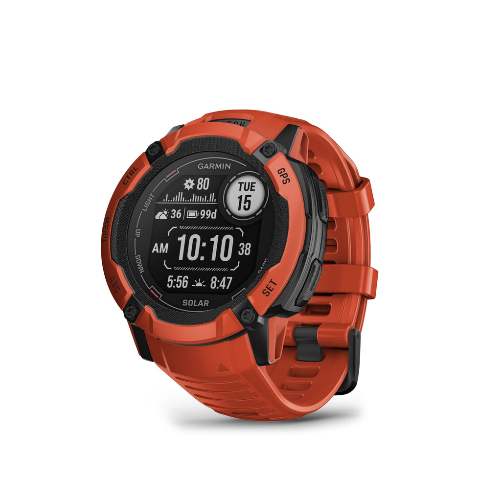 Garmin Instinct 2X Solar - Tactical Edition, Rugged GPS Smartwatch, Built-in Flashlight, Ballistics Calculator, Solar Charging Capability, Coyote Tan