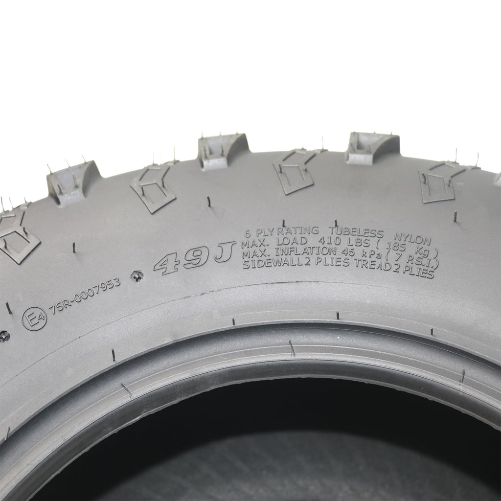 Set of 2-18x9.50-8, 4PR All-Terrain ATV/UTV Tires Tubeless
