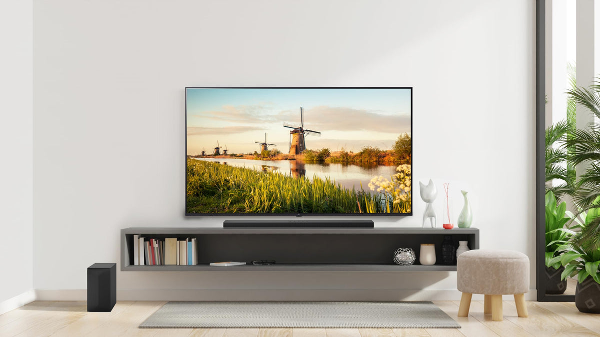 LG S60T 3.1 ch. Soundbar with Wireless Subwoofer, Dolby Audio, TV Synergy, Wow Interface, AI Sound Pro (2024 Model)