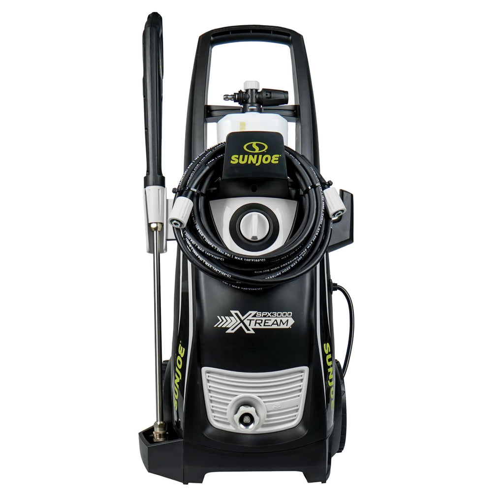 Sun Joe SPX3000-XT1 XTREAM 2,500 PSI Pressure Washer with 14.9A Motor, Includes 4 Quick-Connect Nozzles, High-Pressure Hose, Garden Hose Adapter, and