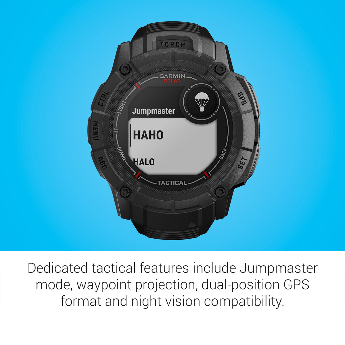 Garmin Instinct 2X Solar - Tactical Edition, Rugged GPS Smartwatch, Built-in Flashlight, Ballistics Calculator, Solar Charging Capability, Coyote Tan