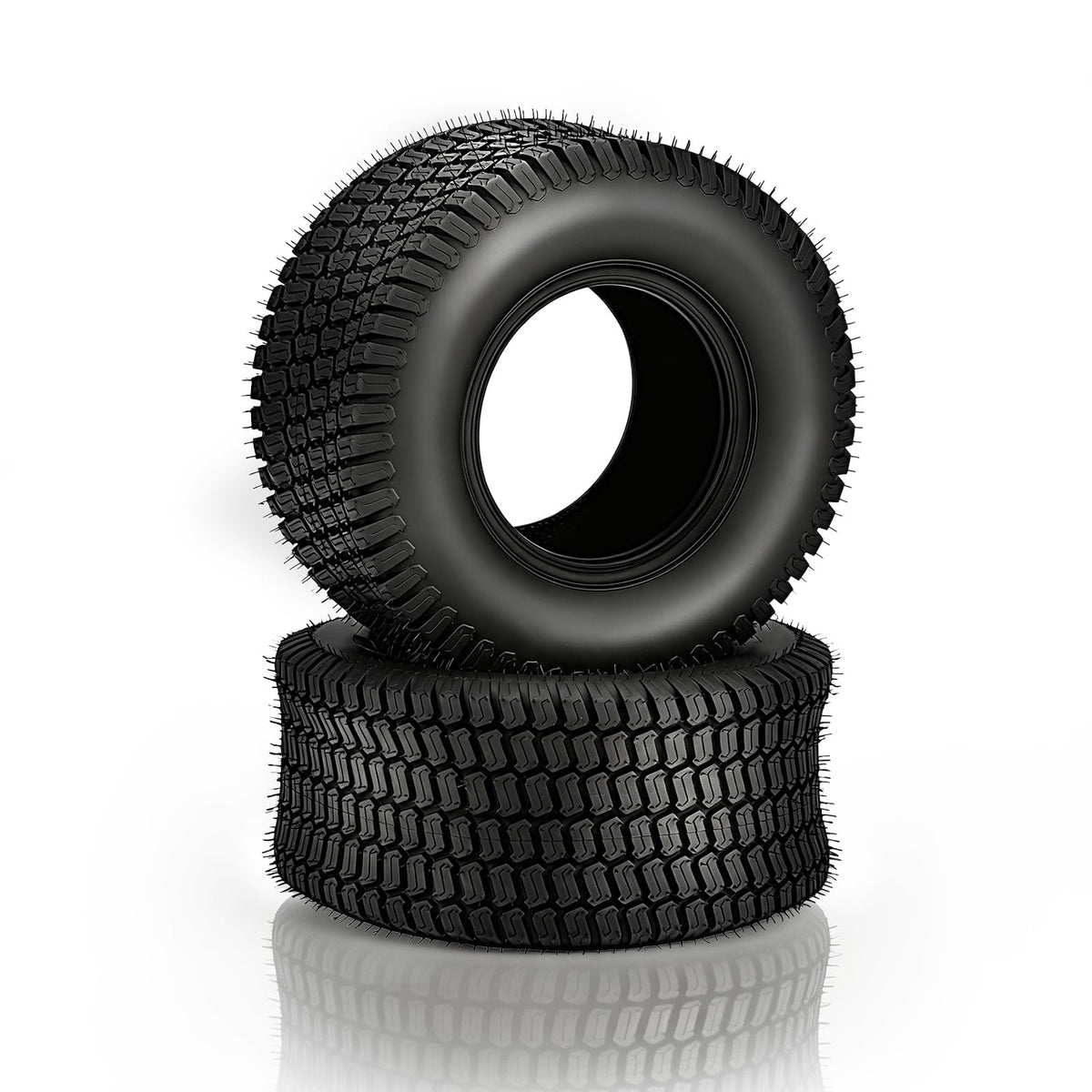 TUFFIOM 20x10.00-8 Lawn Mower Tires 2 Pack, 4PR 20x10x8 Tubeless Lawn Tractor Tires,1190 lbs Capacity Garden Tires, Compatible With Most Lawn & Garden Utility Vehicles