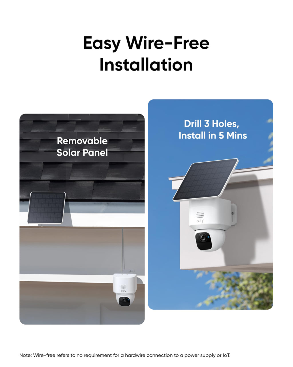 eufy Security SoloCam E30, 4-Cam Pack Kit, Security Cameras Wireless Outdoor, Solar Camera Outdoor Wireless, 360 Pan, AI Tracking, 2K Clarity, No