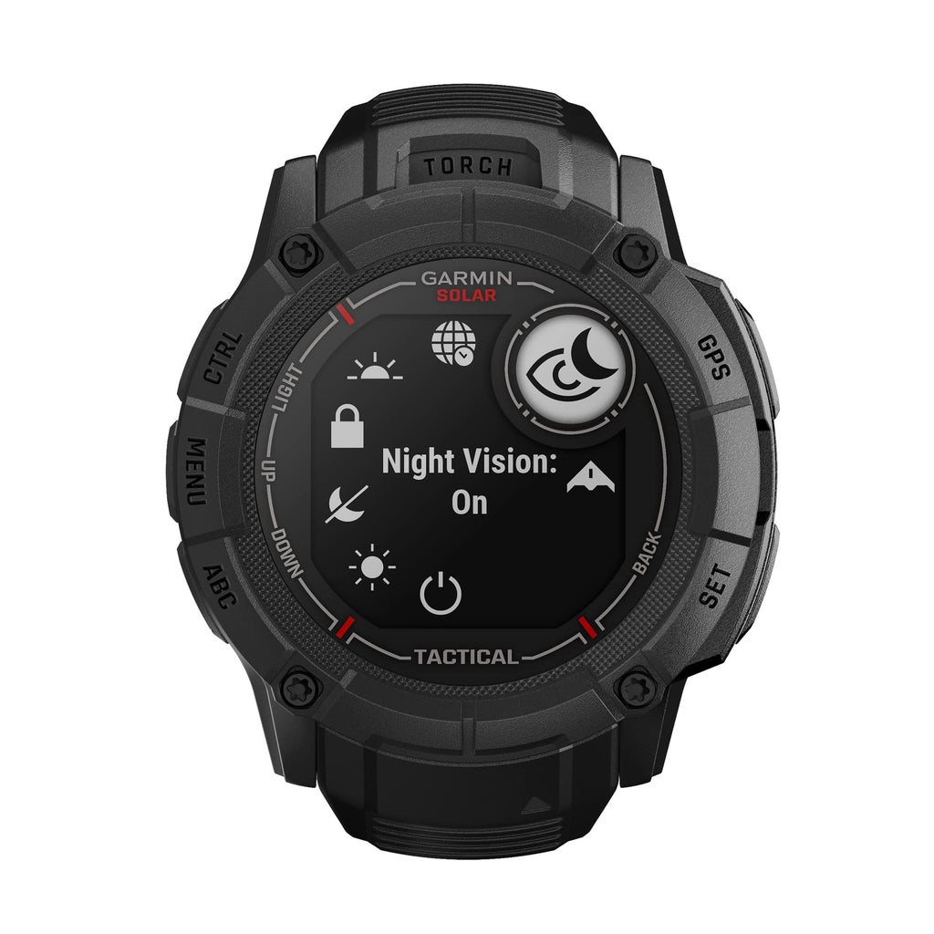 Garmin Instinct 2X Solar - Tactical Edition, Rugged GPS Smartwatch, Built-in Flashlight, Ballistics Calculator, Solar Charging Capability, Coyote Tan
