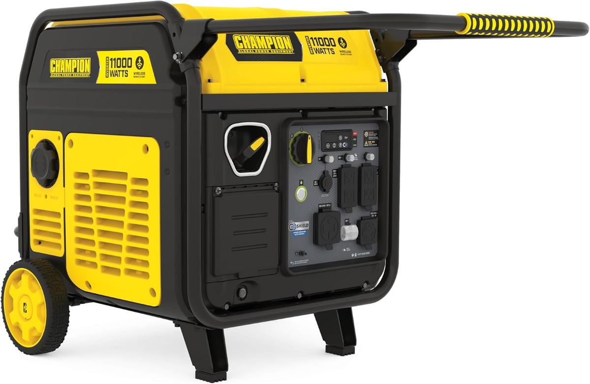 Champion Power Equipment 11,000-Watt Wireless Remote Start Home Backup Portable Inverter Generator with Quiet Technology and CO Shield