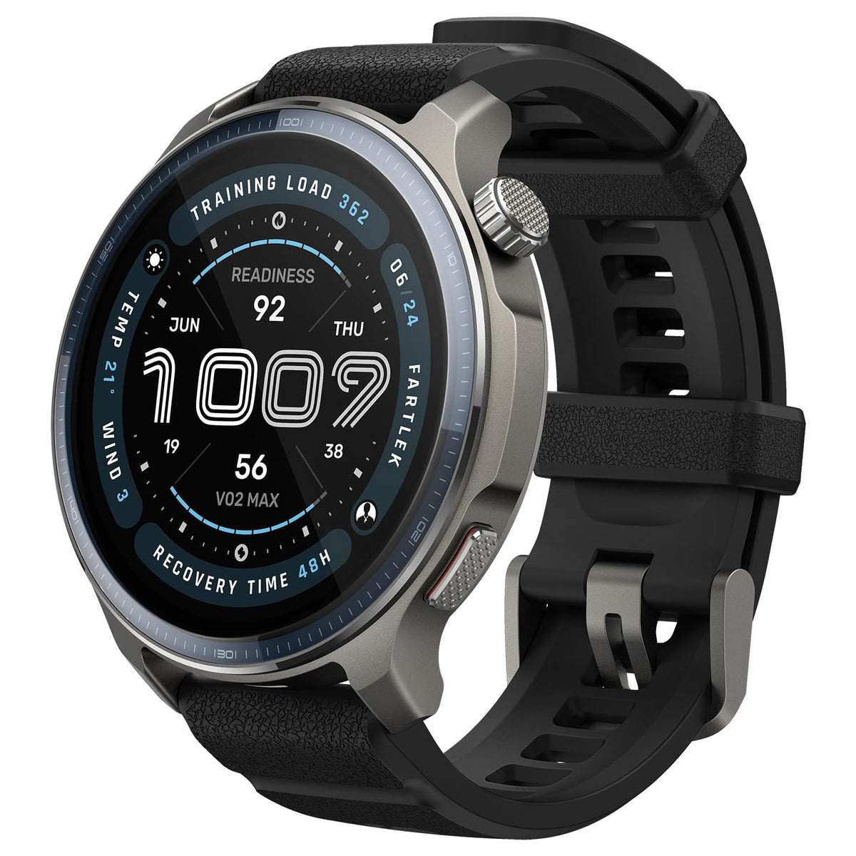 Amazfit Balance 2 Smart Watch 47mm AMOLED Sapphire Glass Display, Offline Maps, Dual Band GPS, 21 Days Battery, 170+ Sport Modes, Hyrox & Golf Mode