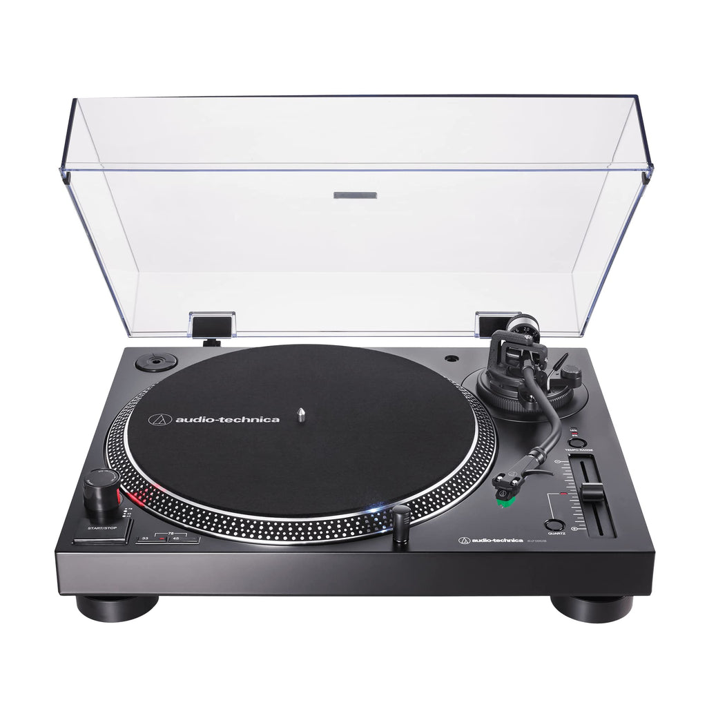 Audio-Technica AT-LP120XUSB-BK Direct-Drive Turntable (Analog & USB), Fully Manual, Hi-Fi, 3 Speed, Convert Vinyl to Digital, Anti-Skate and Variable