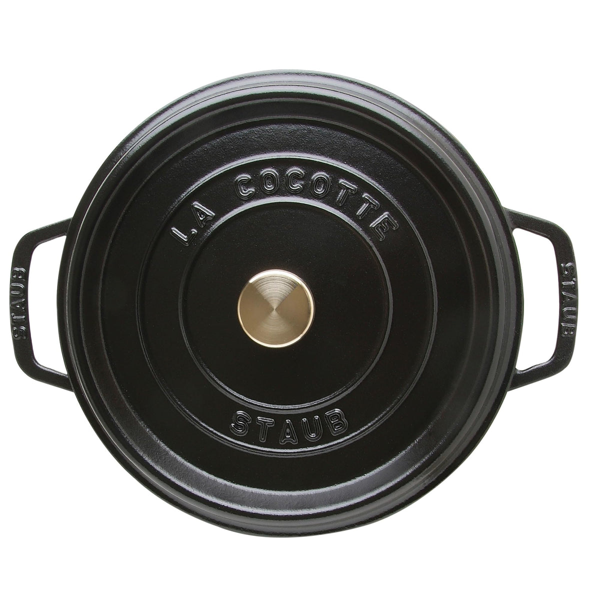 Staub Cast Iron 7-qt Round Cocotte - White Truffle, Made in France